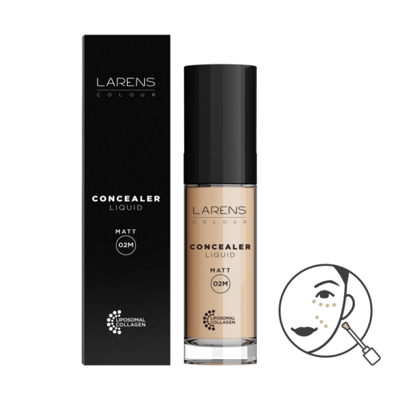 larens concealer liquid matt 02