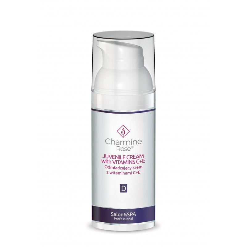 Charmine Rose D Juvenile Cream with Vitamins C+E - Odmładzający krem z witaminami C+E 50 ml 1 Charmine Rose D Juvenile Cream with Vitamins C+E - Odmładzający krem z witaminami C+E 50 ml