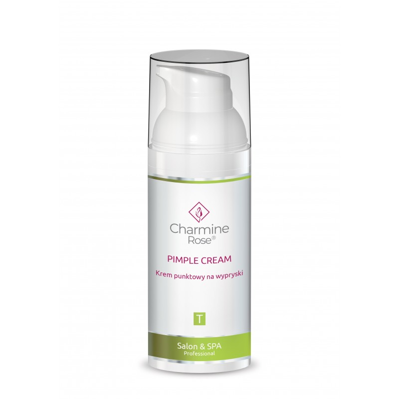 Charmine Rose T Pimple Cream - Krem punktowy na wypryski 15 ml 1 Charmine Rose T Pimple Cream - Krem punktowy na wypryski 15 ml