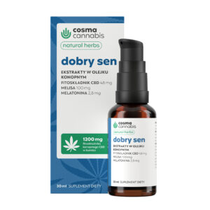 COSMA CANNABIS DOBRY SEN Olejek CBD + Melatonina 15 ml