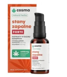 COSMA CANNABIS Stany Zapalne FORTE CBD CBG 15 ml 1 COSMA CANNABIS Stany Zapalne FORTE CBD CBG 15 ml