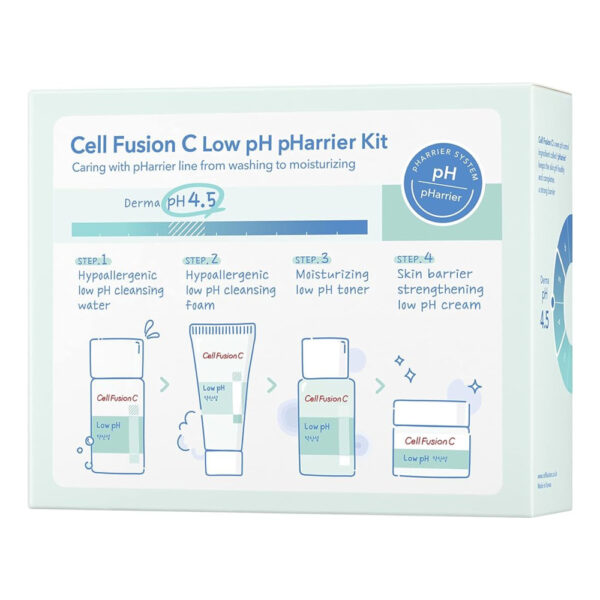 CELL FUSION C Low pH pHarrier Kit zestaw 4 krokow pielegnacyjnych