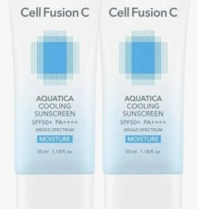 CELL FUSION C AQUATICA COOLING SUNSCREEN SPF50+ KREM DO OPALANIA 2 X 35ML