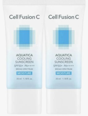 CELL FUSION C AQUATICA COOLING SUNSCREEN SPF50+ KREM DO OPALANIA 2 X 35ML