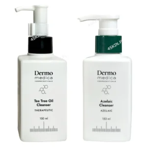 ERMOMEDICA- TEA TREE OIL 150ml + AZELAIC CLEANSER 150 ml ZESTAW