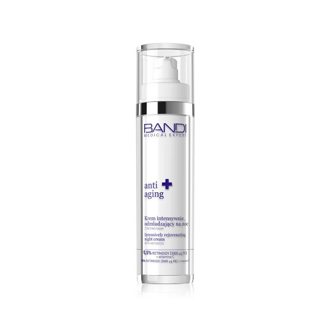 BANDI ANTI AGING KREM INTENSYWNIE ODMŁADZAJACO -MODELUJĄCY NA NOC 50 ML