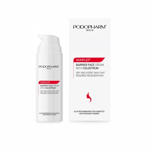 PODOPHARM SKINFLEX KREM BARIEROWY DO TWARZY Z COLOSTRUM 50 ML