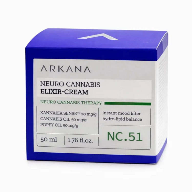 Arkana Neuro Cannabis Elixir-Krem dla skór zestresowanych i dysfunkcyjnych 50 ml