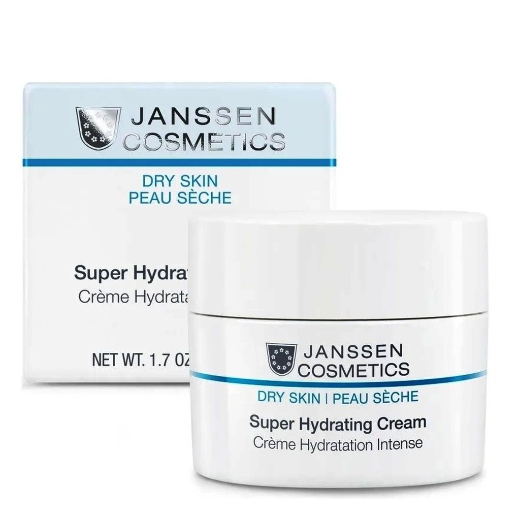 Janssen Super Hydrating Cream Krem mocno nawilżający dla skóry suchej 50 ml 1 Janssen Super Hydrating Cream Krem mocno nawilżający dla skóry suchej 50 ml