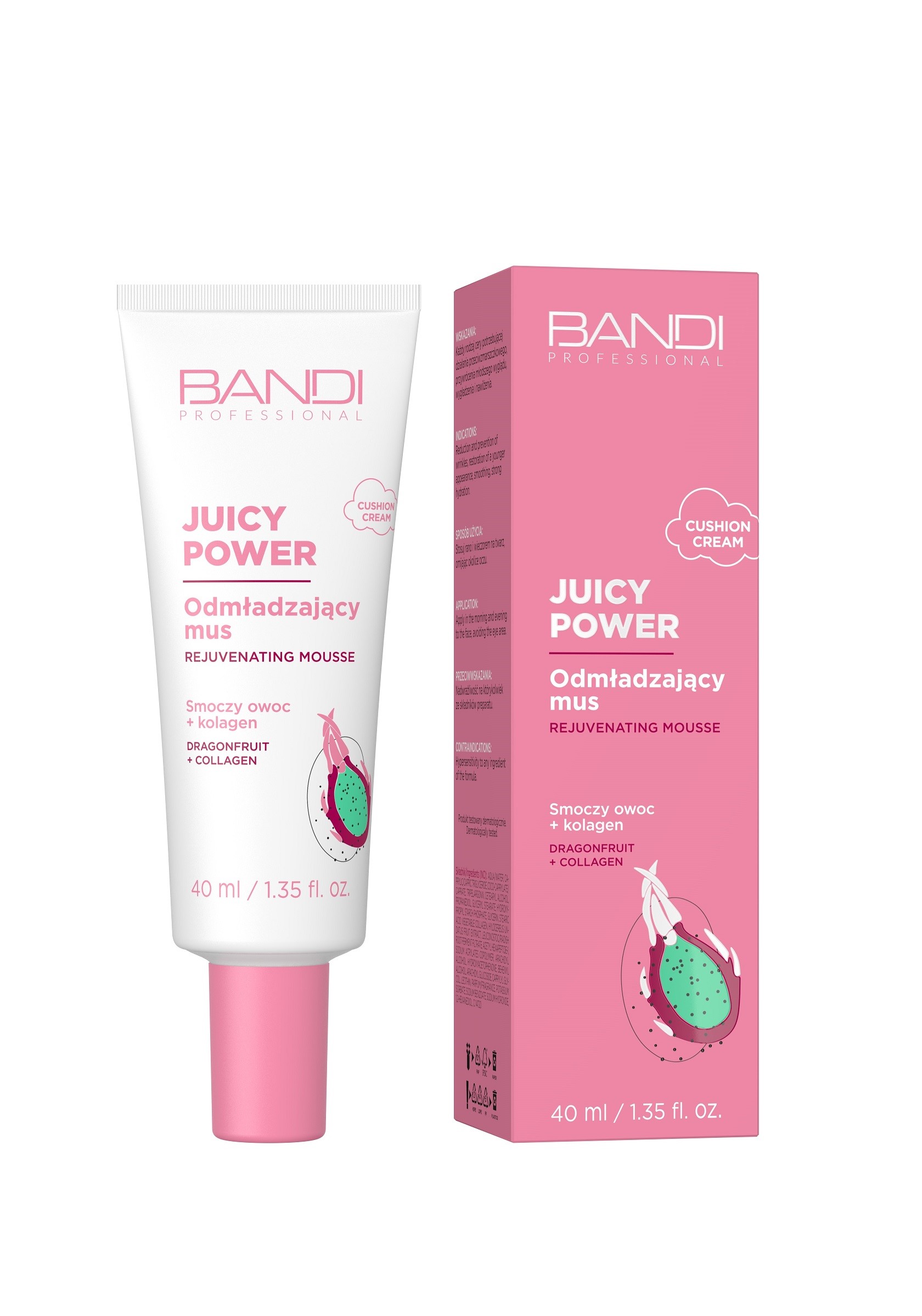 BANDI JUICY POWER – ODMŁADZAJĄCY MUS PRZECIWSTARZENIOWY 40 ML