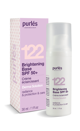 PURLÉS 122 BRIGHTENING BASE SPF 50+ – KREM-BAZA DO PIELĘGNACJI 30 ML