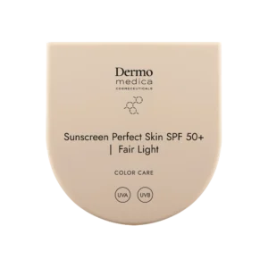 DERMOMEDICA SUNSCREEN PERFECT SKIN SPF50+ FAIR LIGHT - FOTOPROTEKCYJNY KOMPAKT KOREKCYJNY 9.3G