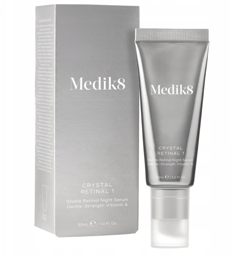 MEDIK8 CRYSTAL RETINAL 1 – DELIKATNE SERUM NA NOC Z RETINALDEHYDEM 30 ML