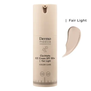 DERMOMEDICA CLARIMATTE CC CREAM SPF50 FAIR LIGHT - MATUJĄCY KOLORYZUJĄCY KREM KORYGUJĄCY 23 ML