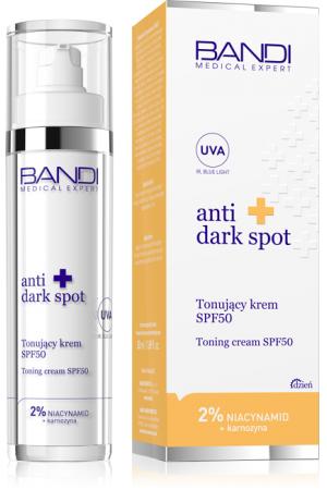 BANDI ANTI DARK SPOT 50 SPF TONUJĄCY KREM PRZECIW PRZEBARWIENIOM 50 ML
