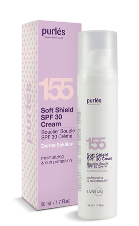 PURLÉS 155 SOFT SHIELD SPF30 CREAM LEKKI KREM NAWILŻAJĄCY SPF30 50 ML
