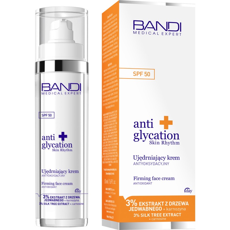 BANDI ANTI GLYCATION SPF 50 – UJĘDRNIAJĄCY KREM  SPF50 50 ML
