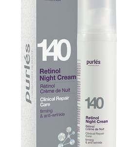 PURLÉS 140 RETINOL NIGHT CREAM 0,5% KREM REGENERUJĄCO-NAPRAWCZY 50 ML