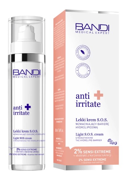 BANDI ANTI IRRITATE LEKKI KREM S.O.S 50 ML