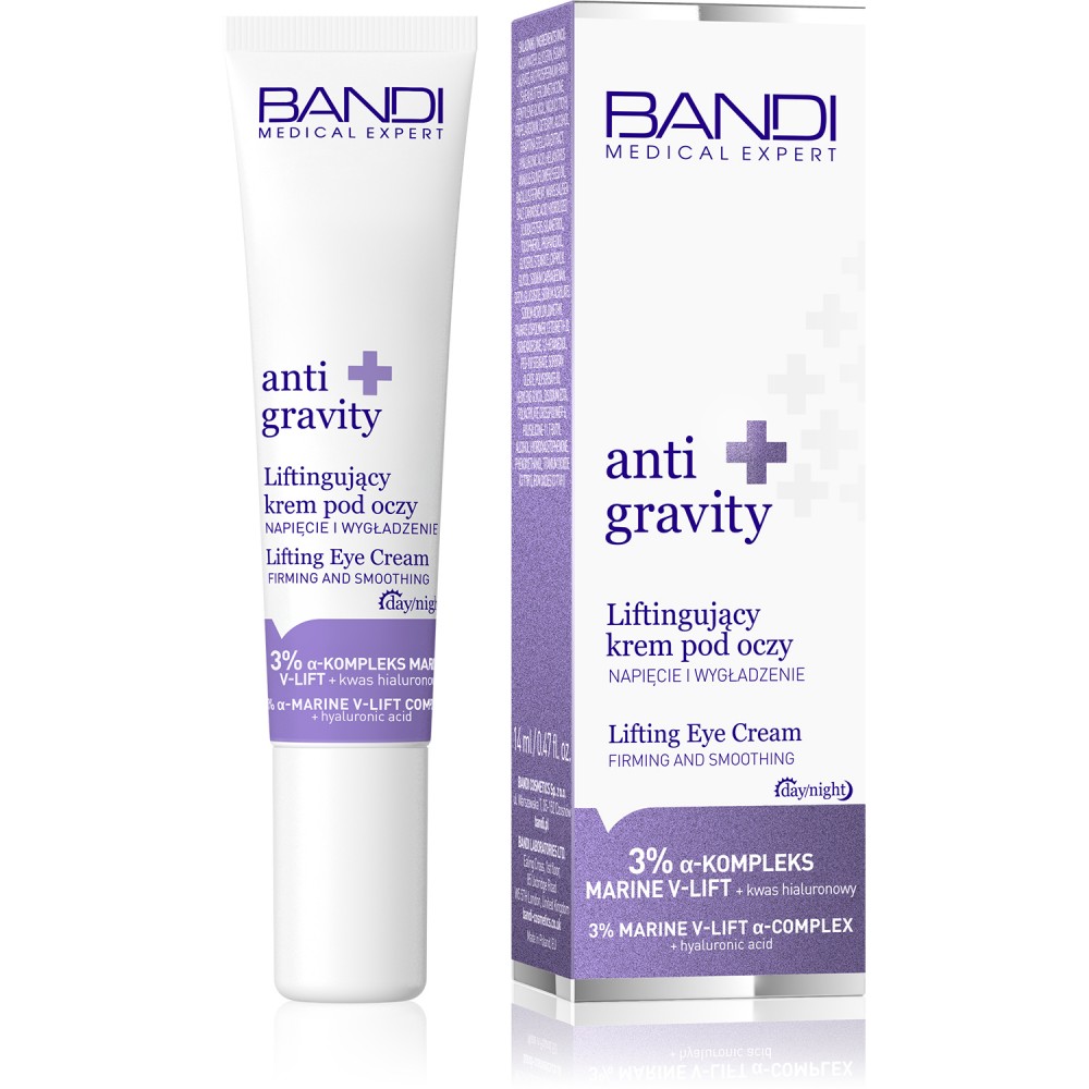 BANDI MEDICAL EXPERT ANTI GRAVITY LIFTINGUJĄCY KREM POD OCZY NAPIĘCIE I WYGŁADZENIE 14 ML
